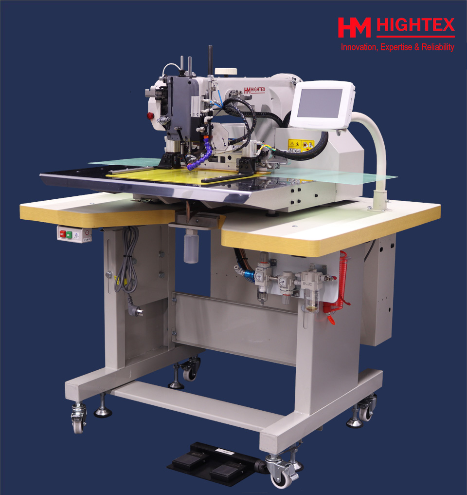 Automatic lifting sling and lashing strap sewing machine